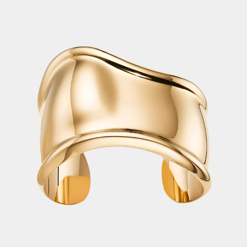 gold small bone cuff Additional Image gold small bone cuff Additional Image