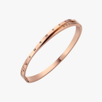 TOI MOI Morse Code Bangle Rose Gold Additional Image TOI MOI Morse Code Bangle Rose Gold Additional Image