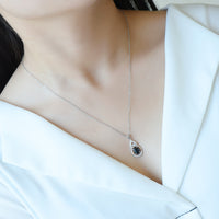 AuricAdorn Natural Sapphire Pendant Necklace Fulu in 925 Silver AuricAdorn Natural Sapphire Pendant Necklace Fulu in 925 Silver