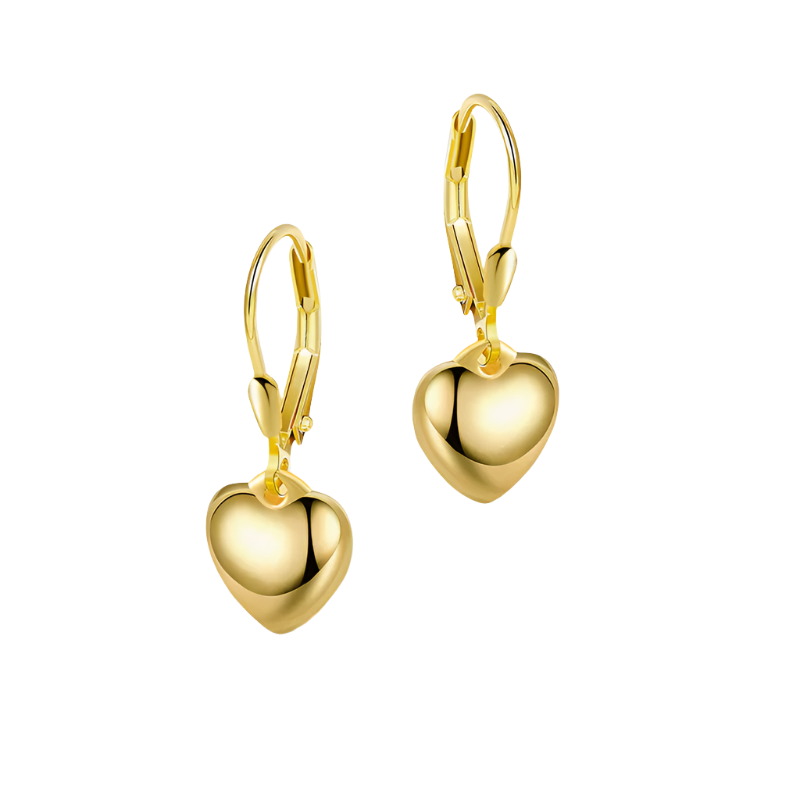 Drop gold nugget earring Drop gold nugget earring