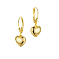 Drop gold nugget earring Drop gold nugget earring