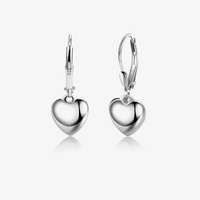 Drop silver nugget earrings Additional Image Drop silver nugget earrings Additional Image