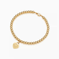 Heart Tag Bead Bracelet Additional Image Heart Tag Bead Bracelet Additional Image