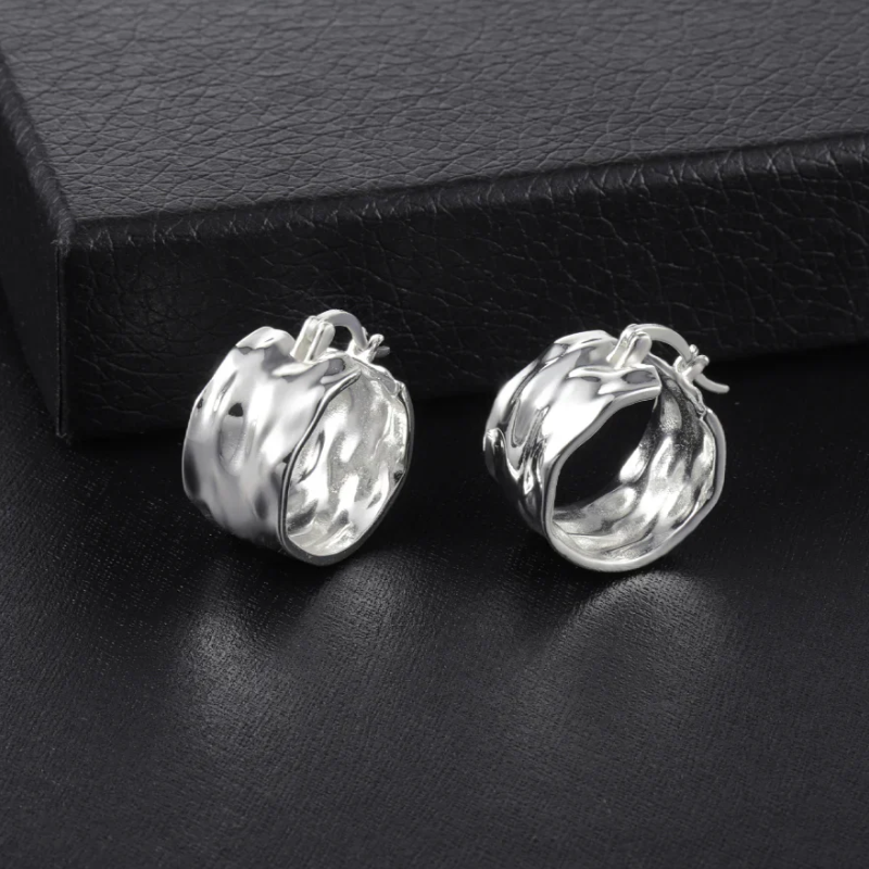 Hoop Silver earrings Hoop Silver earrings