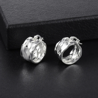 Hoop Silver earrings Hoop Silver earrings