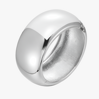 Punk Style Round Wide Silver Bracelet Additional Image Punk Style Round Wide Silver Bracelet Additional Image