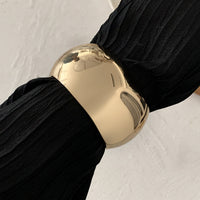 Punk Style Round Wide Gold Bracelet Punk Style Round Wide Gold Bracelet