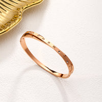 TOI MOI Morse Code Bangle rose gold TOI MOI Morse Code Bangle rose gold