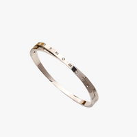 TOI MOI Morse Code Bangle Silver Additional Image TOI MOI Morse Code Bangle Silver Additional Image