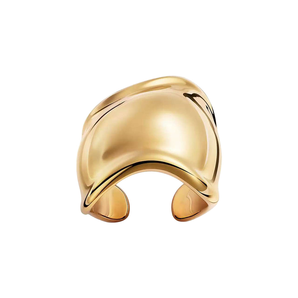 bone ring in gold bone ring in gold