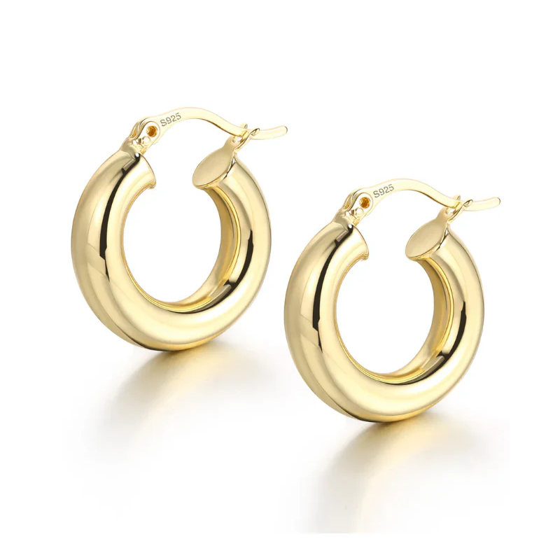 hoop gold nugget earrings hoop gold nugget earrings
