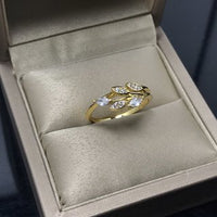 Gold Olive Leaf Ring Gold Olive Leaf Ring