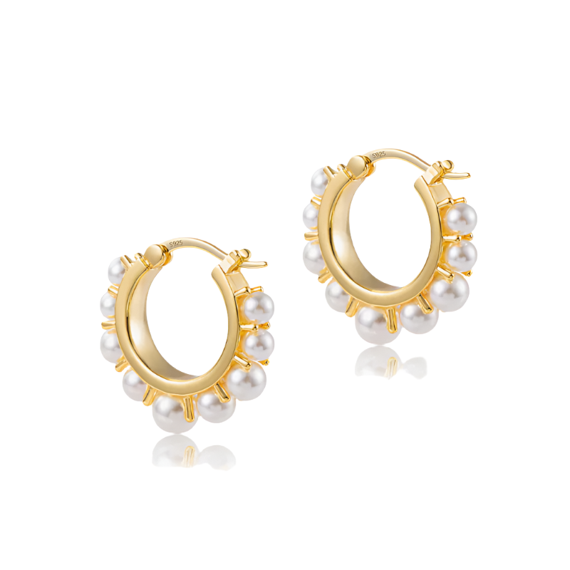 hoop beaded earrings hoop beaded earrings