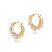 hoop beaded earrings hoop beaded earrings