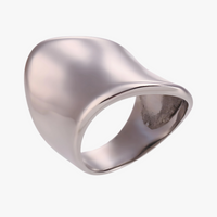 bright irregular wide silver ring Additional Image bright irregular wide silver ring Additional Image