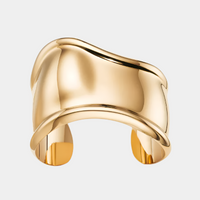 gold small bone cuff Additional Image