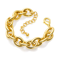 Gold Chunky Thick Link Chain Bracelet