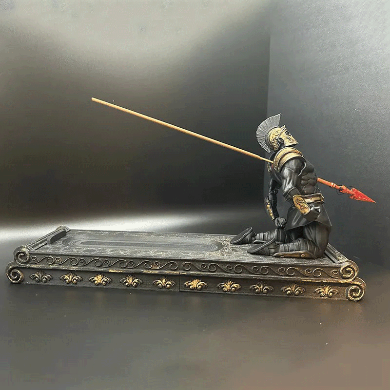 Gladiator Incense Holder - Spartan Incense Ash Collection Box