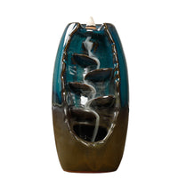 bakflow incense burner blue