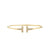 T Wire Bracelet in Gold