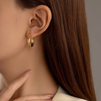 hoop gold nugget earrings Scene Graph