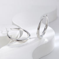 silver drop earrings