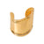 medium bone cuff gold