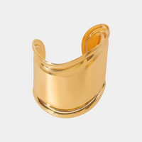 medium bone cuff gold Additional Image