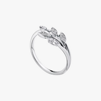 Silver Olive Leaf Ring Additional Image