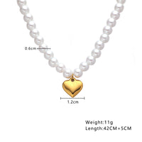 gold heart necklace