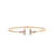 T Wire Bracelet in Rose Gold