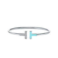 T Wire Silver Bracelet